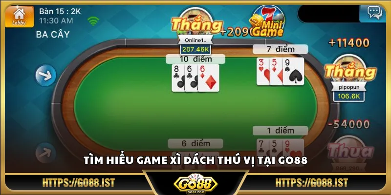 Tìm hiểu game Xì dách thú vị tại Go88