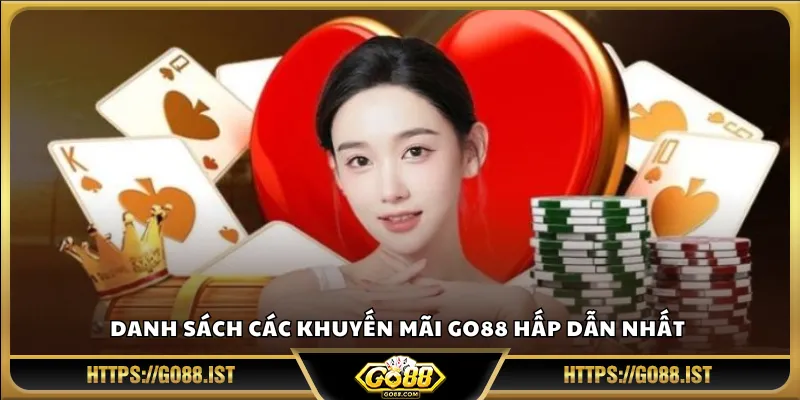 Danh sách các khuyến mãi Go88 hấp dẫn nhất