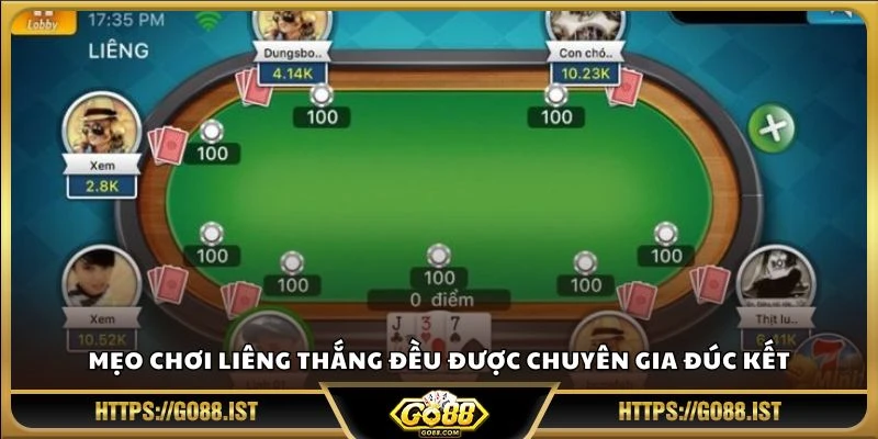 Mẹo chơi Liêng thắng đều được chuyên gia đúc kết