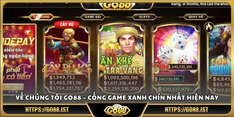 Về chúng tôi Go88 – Cổng game xanh chín nhất hiện nay
