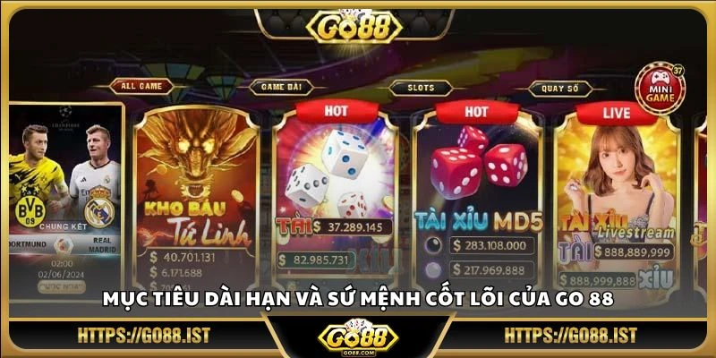 Mục tiêu dài hạn và sứ mệnh cốt lõi của Go 88