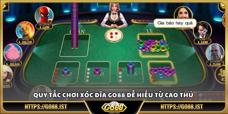 Quy tắc chơi xóc đĩa Go88 dễ hiểu từ cao thủ